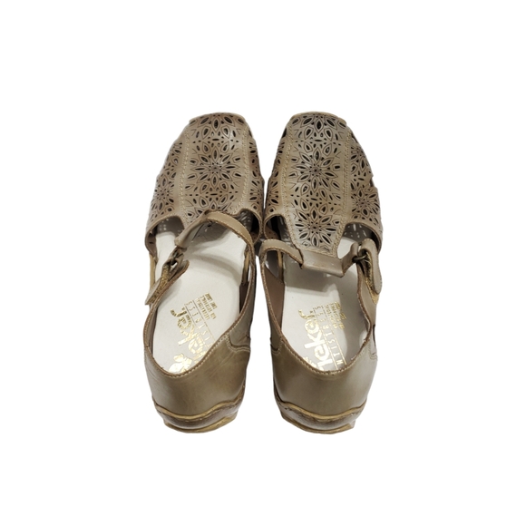Rieker Anti Stress Mary Jane Sandals Tan Size 9.5 - Picture 4 of 10
